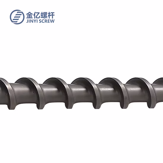 Tungsten Coating Hvof Screw and Barrel for 65% Glass Fiber Filling Highly Abbrasive Plastics Processing